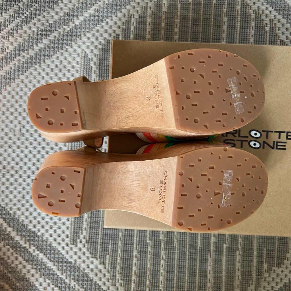 Charlotte Stone Donna Chunky Platform Clogs | Size: US 8 - Picture 4 of 6